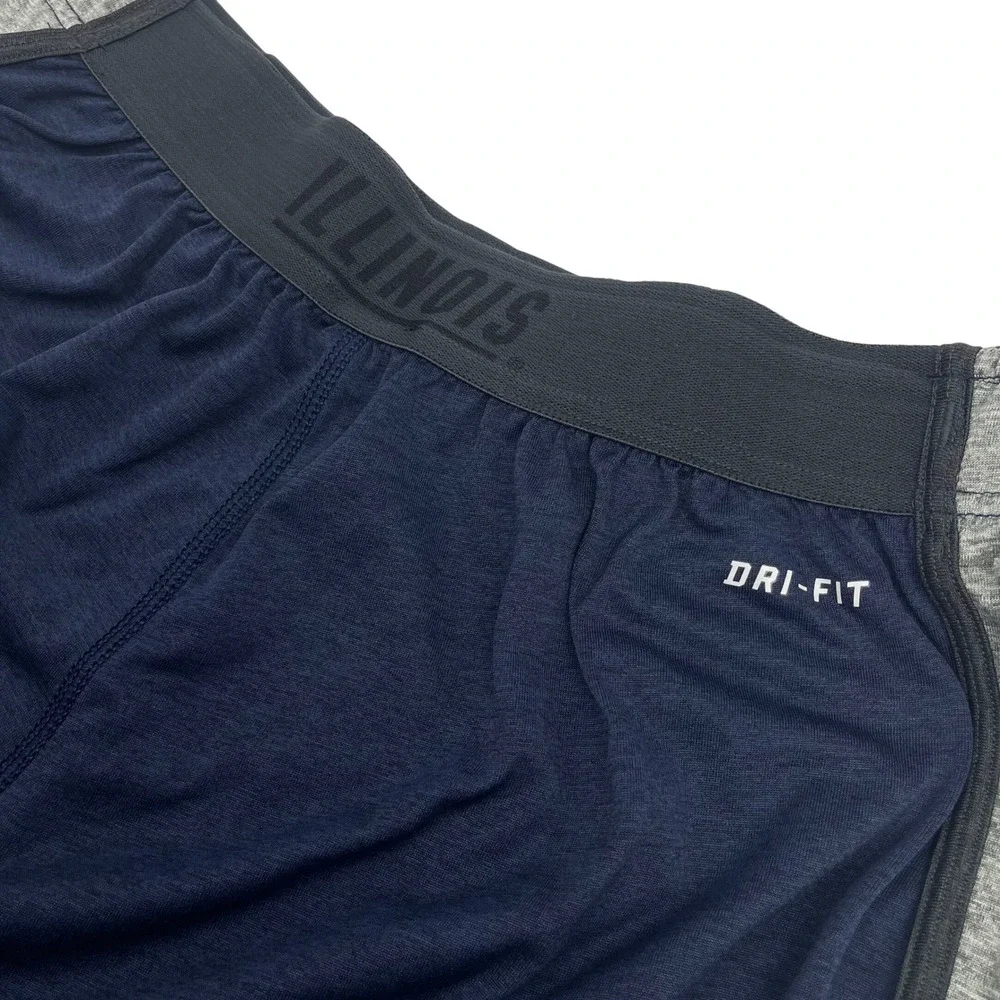 Nike University of Illinois Fighting Illini Dri-FIT Mens Athletic Short‎ 10